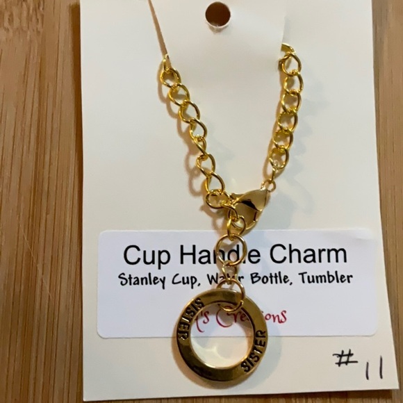 Hand Crafted Cup Handle Charm Stanley Cup Sister Charm Tumbler - Picture 6 of 7